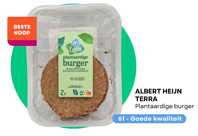 veggie burger Albert Heijn Terra